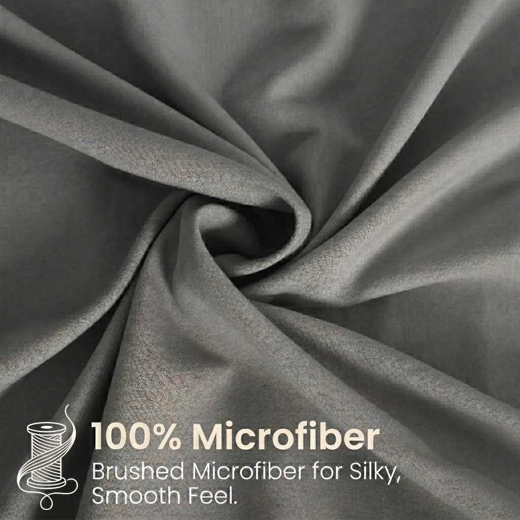 2-Pack Luxury Microfiber Fitted Sheets - Deep Pocket Soft Breathable Bed Sheets