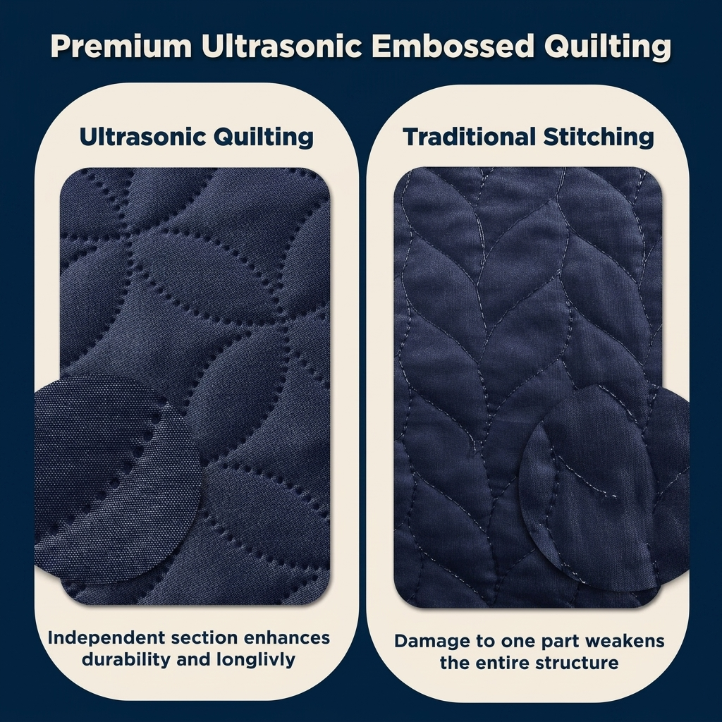 Luxury Quilted Bedspread Set Soft Microfiber Coverlet All Season Bedding Shams
